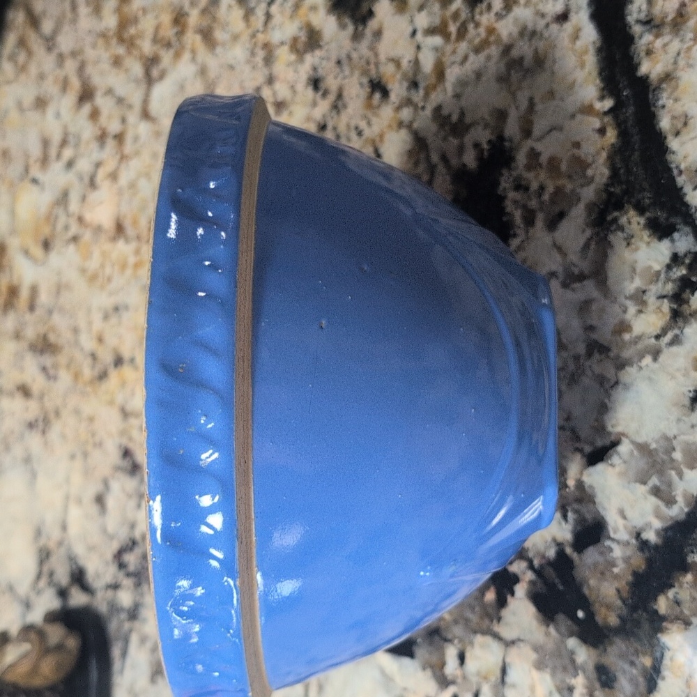 Vintage  Blue Bowl - Picture 2 of 5
